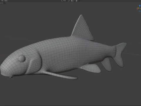 अपालाचिकोला रेडहॉर्स मछली 3D मॉडल