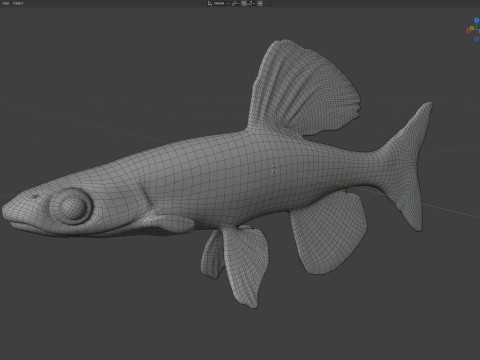 Bluenose Shiner-vis 3D Model