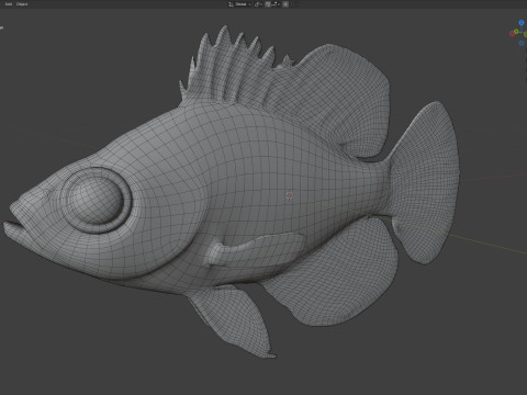 アオマンボウ 3Dモデル