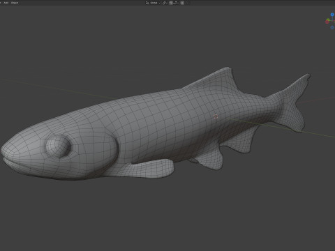 Peixe Shiner Bluestripe Modelo 3D