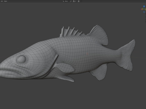 乔克托巴斯鱼 3D 模型