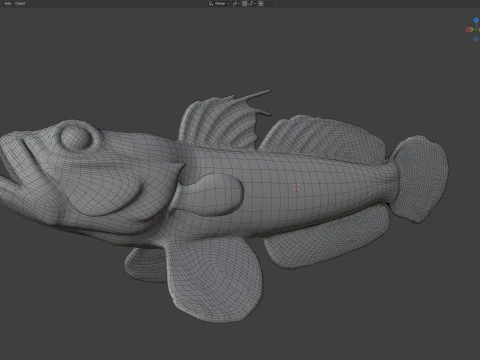 Clown Goby fish 3D Model