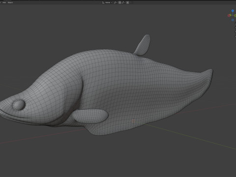 Рыба-клоун-нож 1 3D Модель