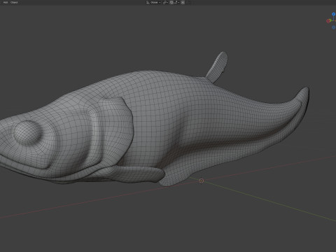 Рыба-клоун-нож 3 3D Модель