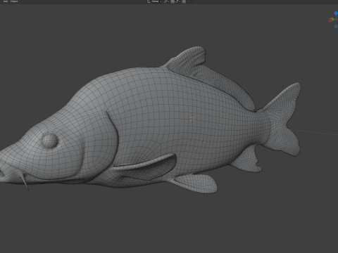 Обыкновенный карп 3D Модель