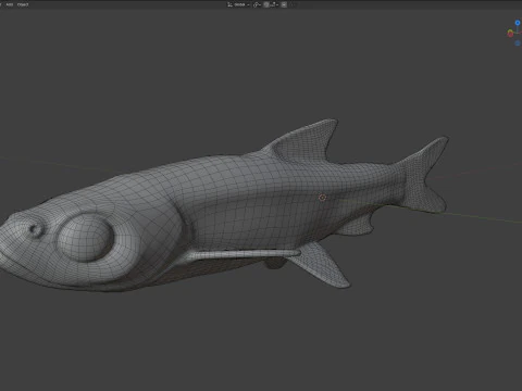 साइप्रस मिनो मछली 3D मॉडल