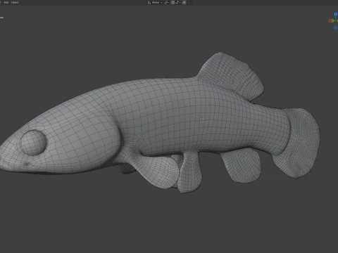 Pesce Mudminnow orientale Modello 3D