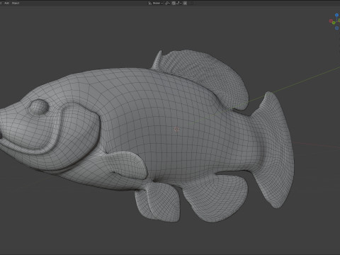 Flagfish 3D Modell