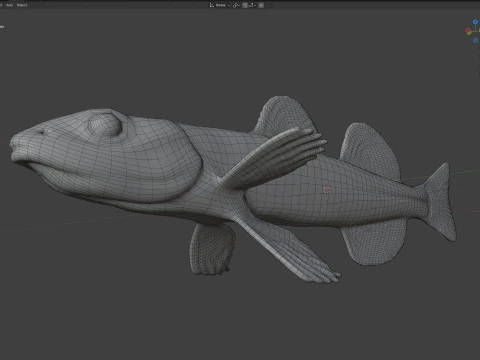 Florida Sand Darter fish 3D Model