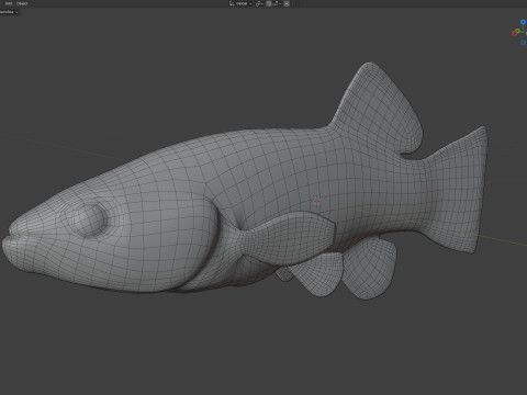 Killifish del Golfo Modello 3D