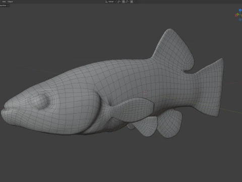 Gulf Killifish 3D Model