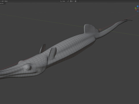 Pesce ago del Golfo Modello 3D