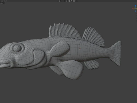Harlequin darter 3D Model