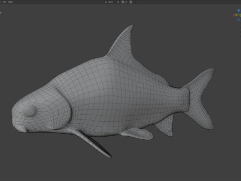 Highfin karperzuiger 3D Model