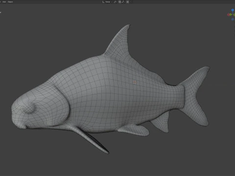 Highfin Carpsucker 3D Model