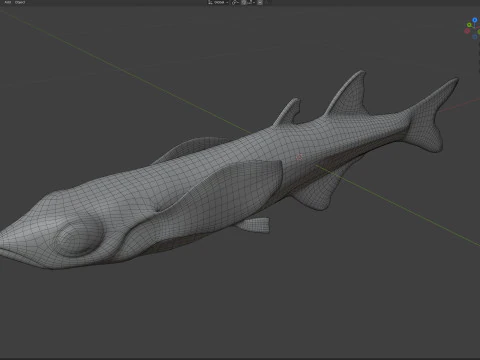 Inland Silverside 3D Model