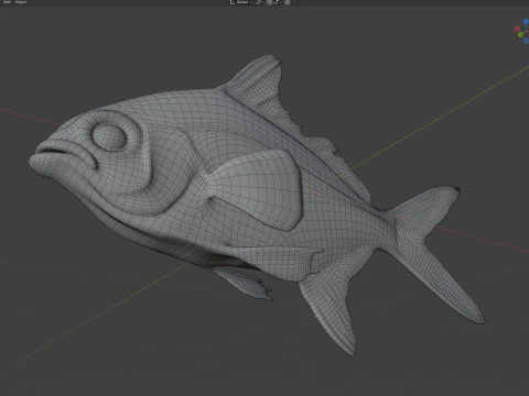 Irish Pompano 3D Model