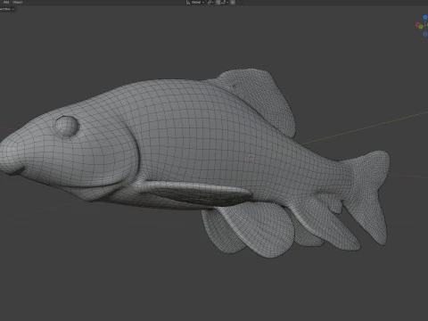 Lake Chubsucker fish 3D Model