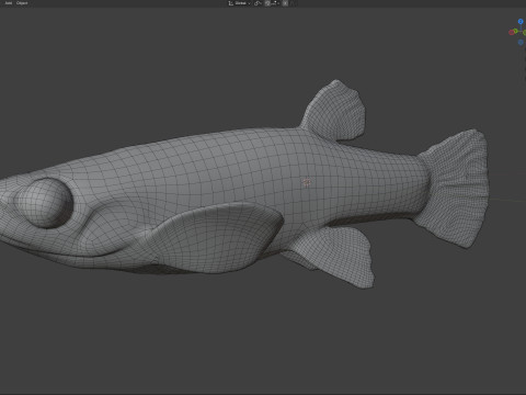 Almeno Killifish Modello 3D