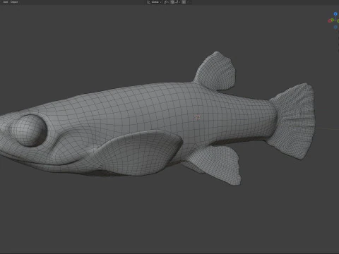 Least Killifish 3D Model
