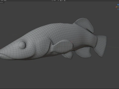 Longnose Killifish 3D Model