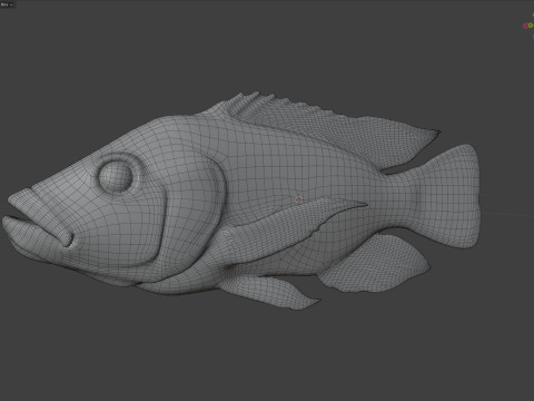 Мозамбікська риба тілапія 3D Модель