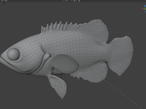 Błotny samogłów Model 3D