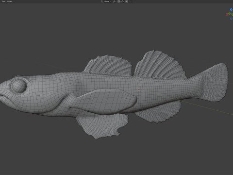 Okaloosa Darter-vis 3D Model