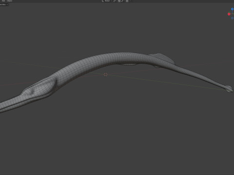 负鼠海龙鱼 3D 模型