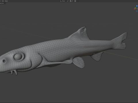 Méné pâle Modèle 3D