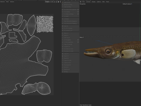 Fondue brochet Modèle 3D