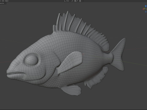 ピンフィッシュ 3Dモデル