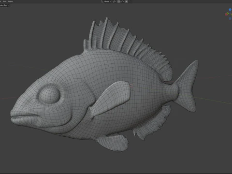 Pinfish 3D Model