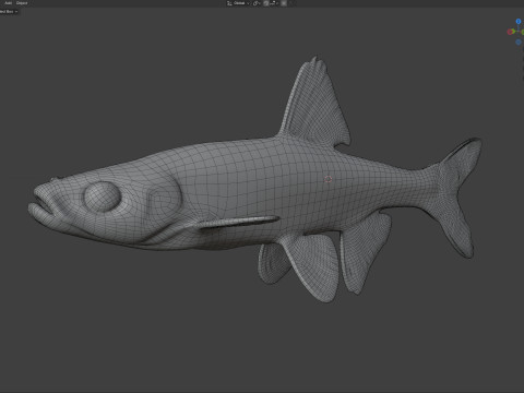 プグノーズミノー 3Dモデル