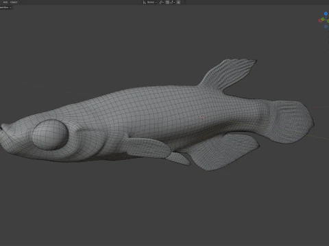 Pygmy Killifish 3D Model