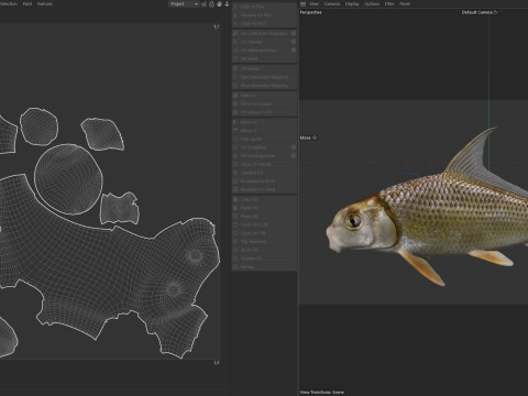 クイルバック 3Dモデル