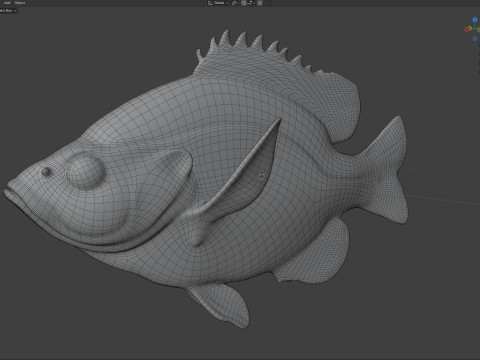 Redear Sunfish 3D Modell