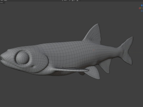 赤目マブの魚 3Dモデル