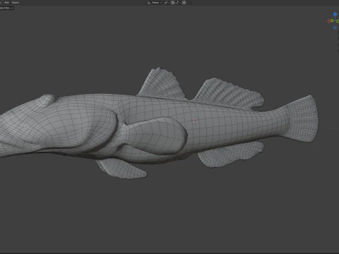 River Goby fish 3D Model