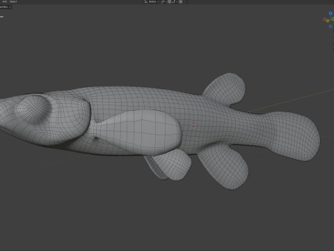 Russetfin Topminnow 鱼 3D 模型