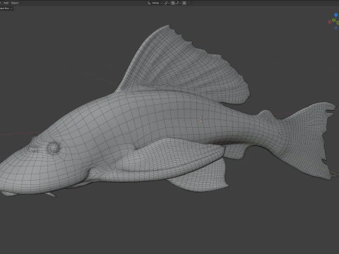 Sailfin Catfishes fish 3D Model
