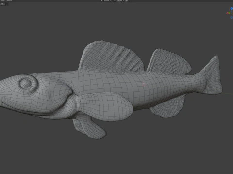 Southern Logperch fish 3D Model