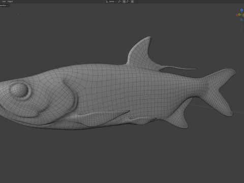 海鲢鱼 3D 模型