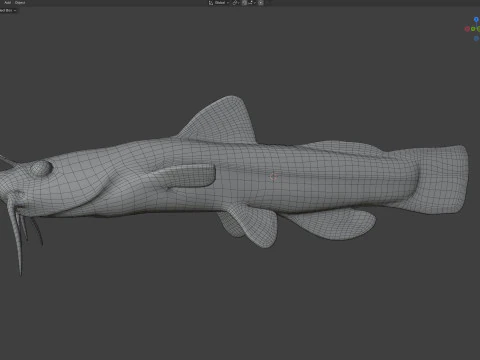 Speckled Madtom fish 3D Model
