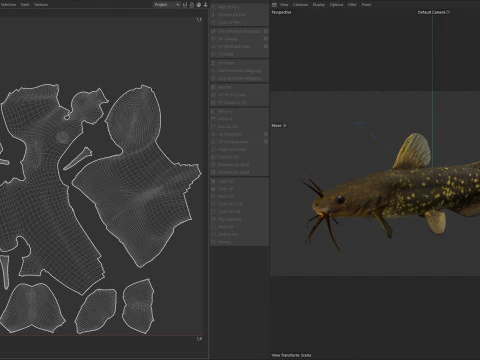 Spotted Bullhead fish 3D Model