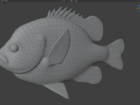 चित्तीदार सनफिश 3D मॉडल