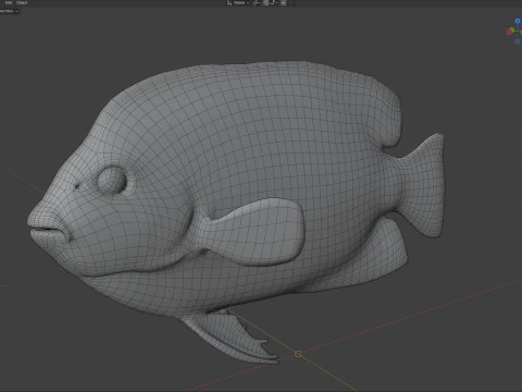 엔젤피시 클라리온 3D 모델