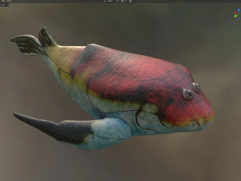 Bothriolepis fish 3D Model