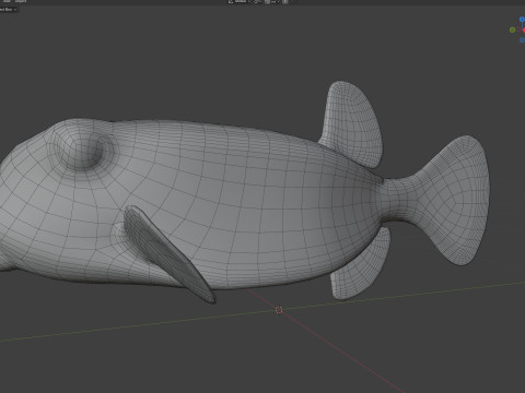 Poisson-coffre Modèle 3D