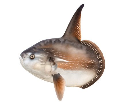 Pesce Luna MolaMola Modello 3D